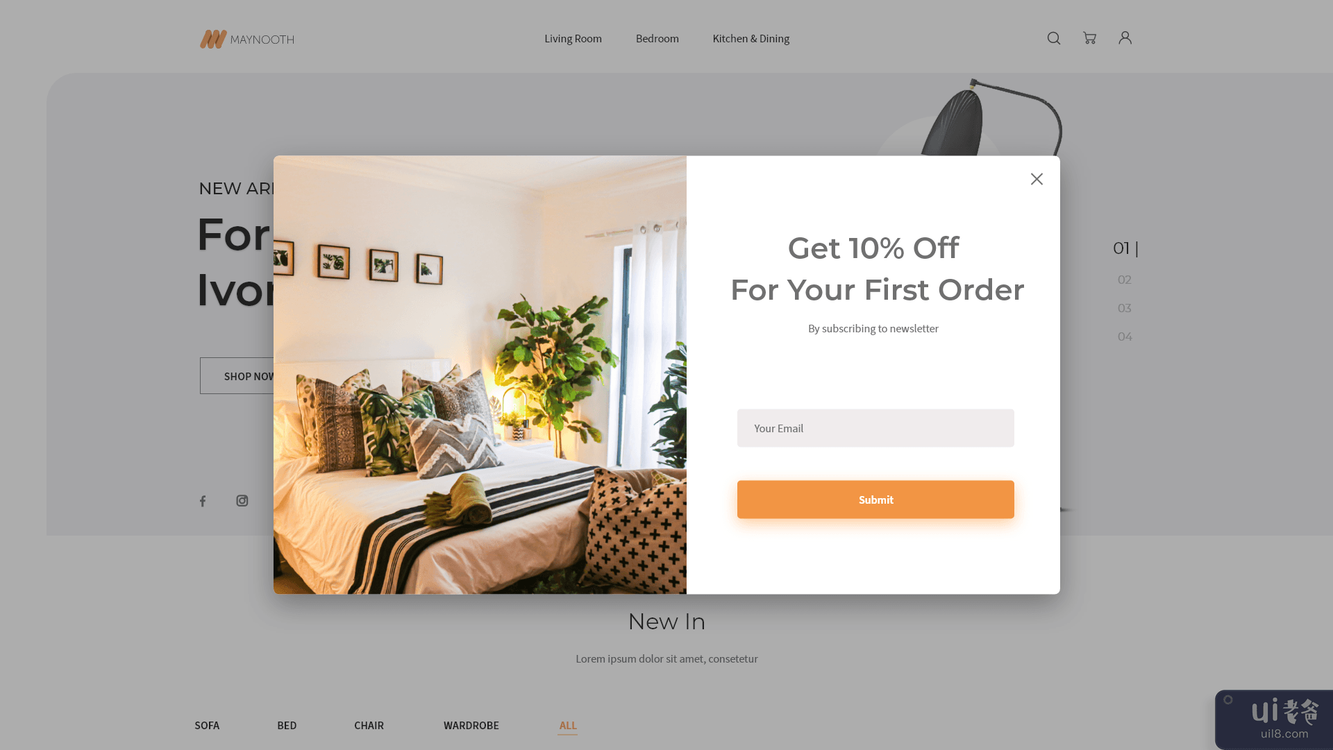 家具电商网站(Furniture E-Commerce website)插图3
