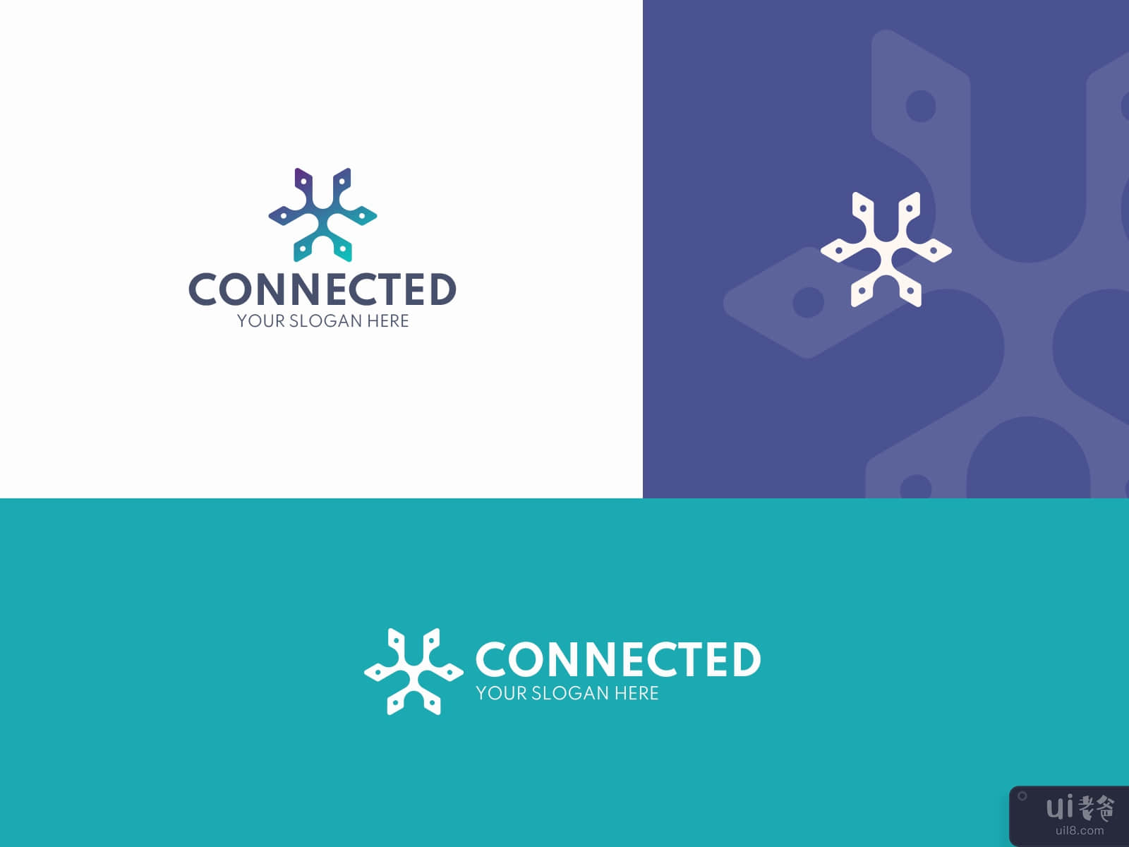 Connected Logo Design