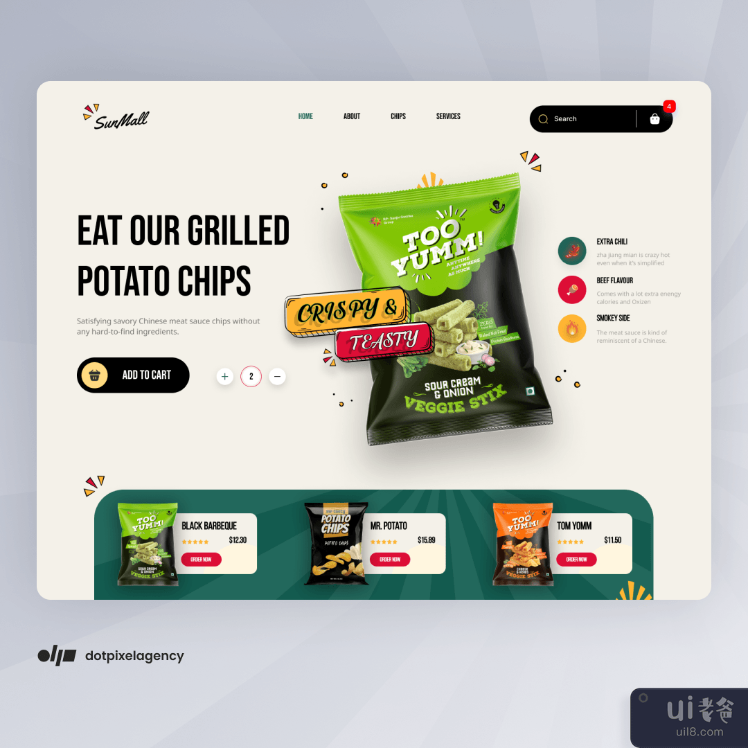 消费者食品探索网站设计(Consumer Food Exploration Website Design)插图2