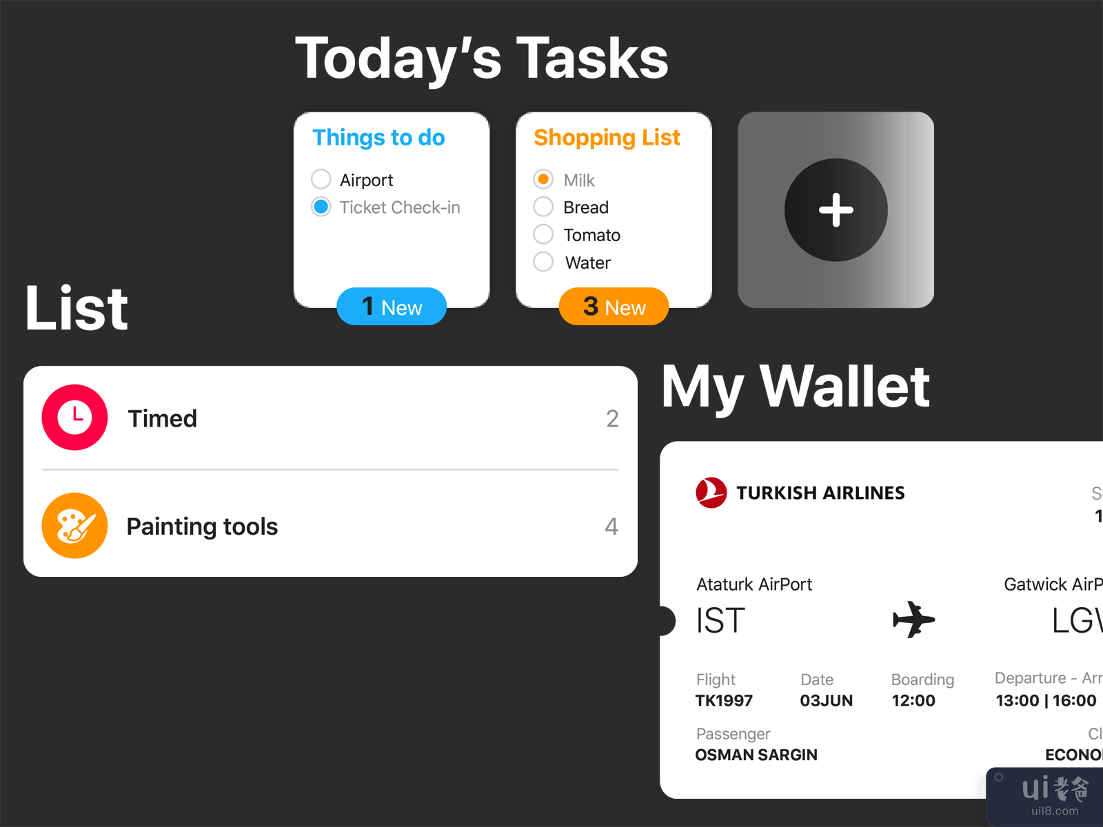 提醒应用程序设计(Reminders App Design)插图