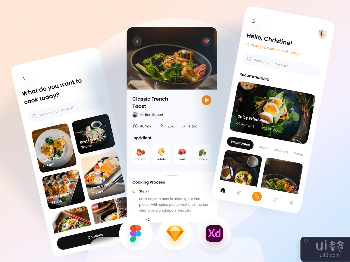 烹饪和食谱移动应用程序(Cooking and Recipes Mobile App)插图5