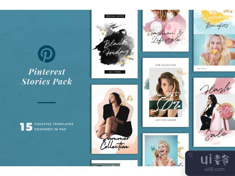 Pinterest Stories Pack