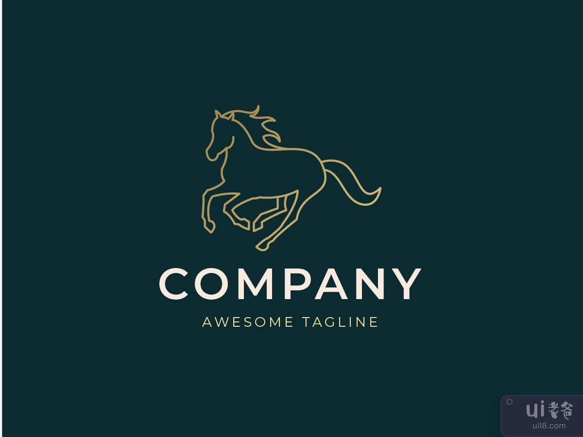Horse Monoline Logo