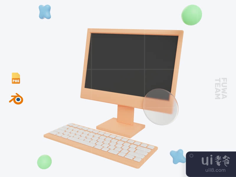 Computer - 3D School Icon Pack