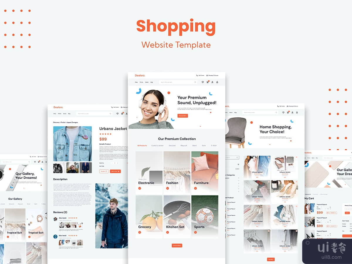 E-commerce Shopping Website Template