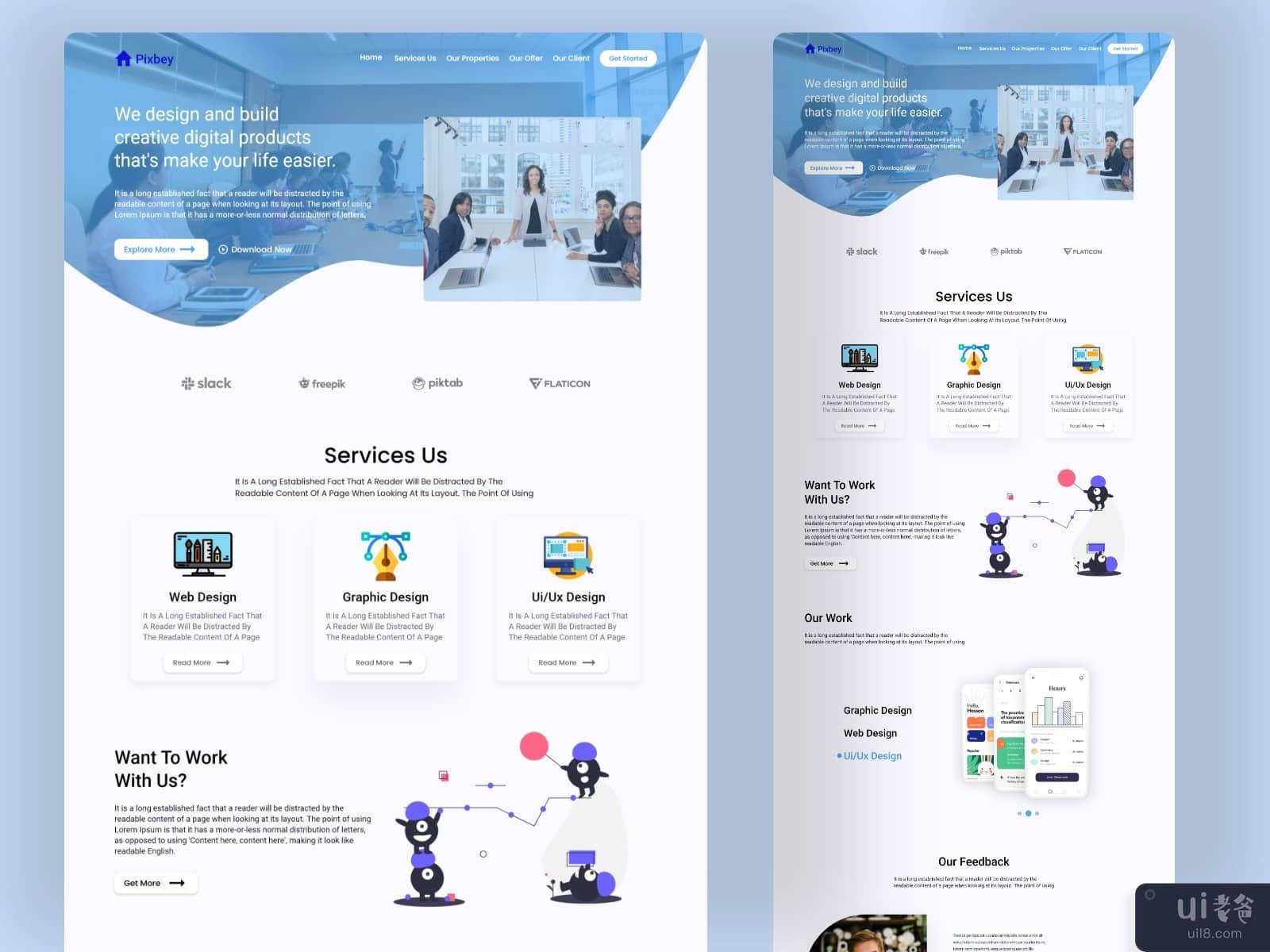 Online Agency Web Templates