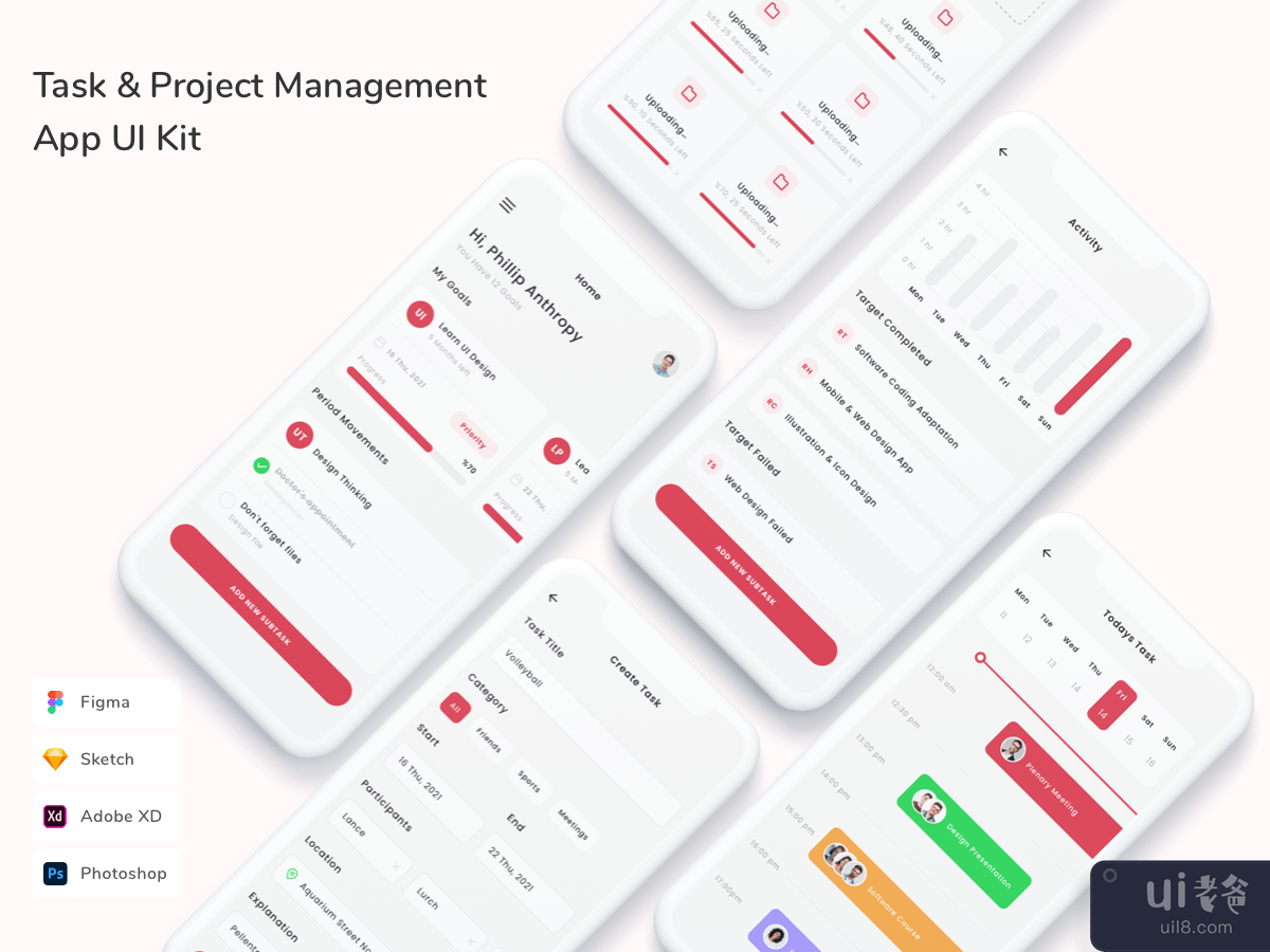 Task & Project Management App UI Kit
