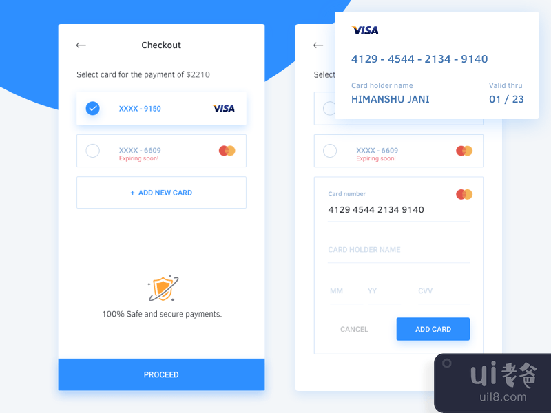 Checkout - Adding new card