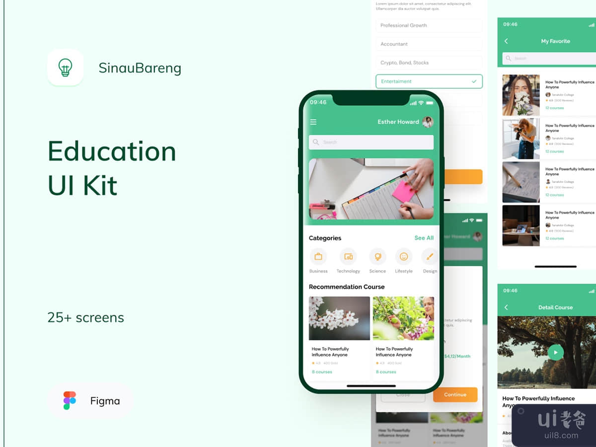 SinauBareng - Education Mobile UI Kit