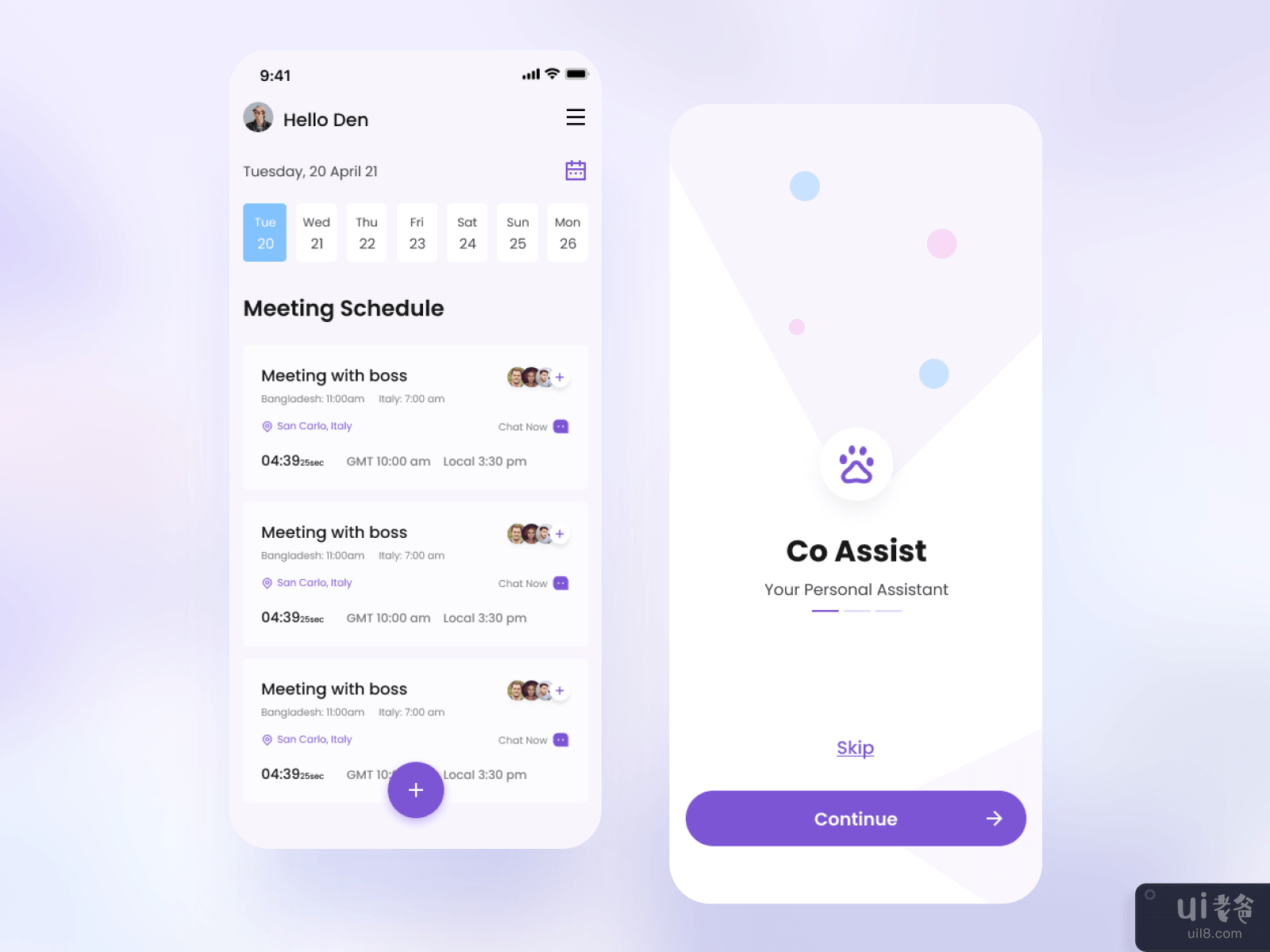 Co Assist-个人助理IOS App(Co Assist-Personal Assistant IOS App)插图