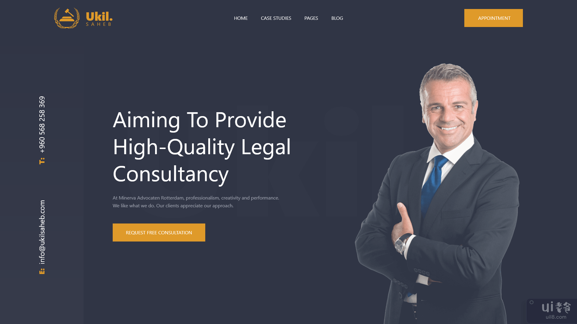 数字律师网站横幅(Digital Lawyer Website Banner)插图