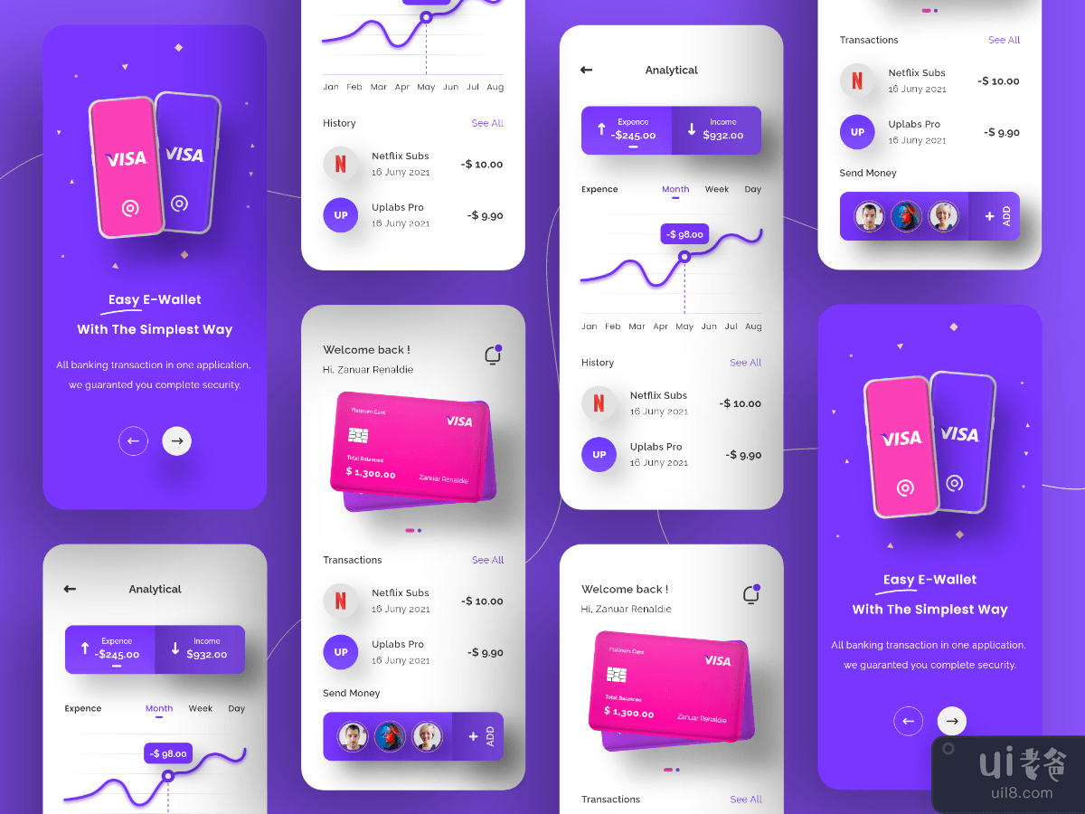 Wallet App Design