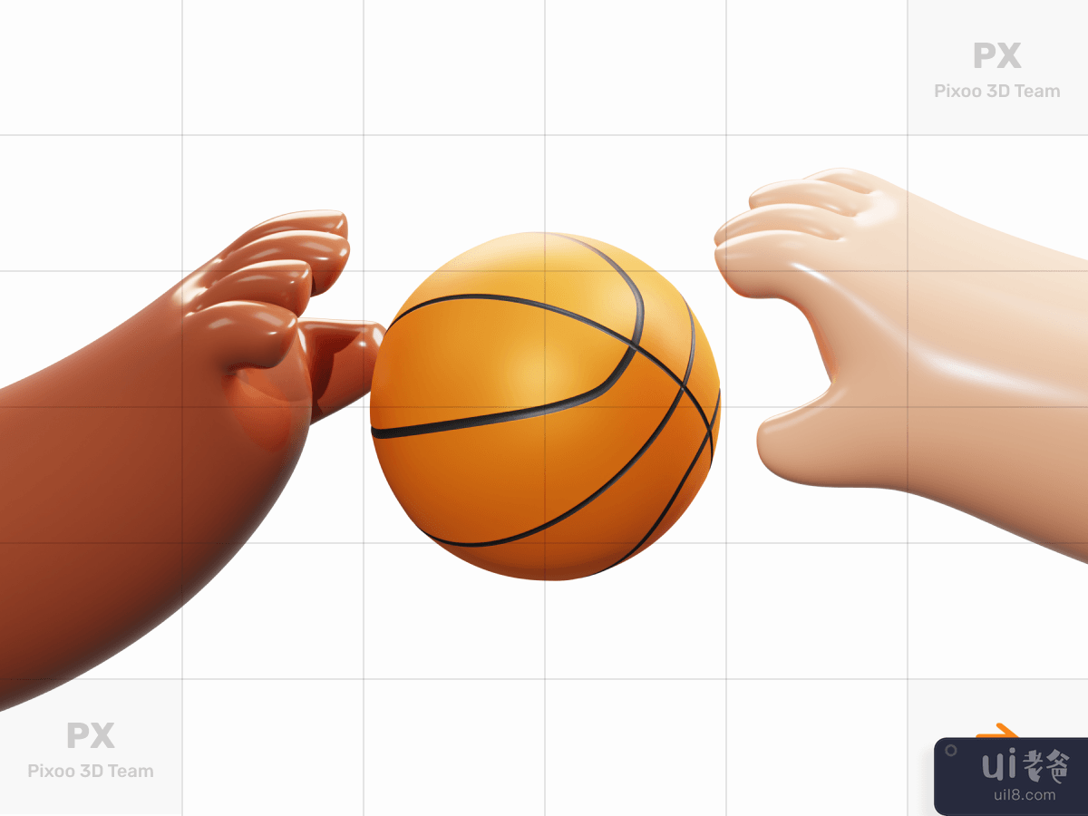 Lomba - 3D Olympic Set _ Basketball