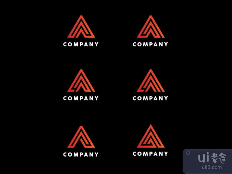 Unique & Creative Letter A Logo Collection Templates
