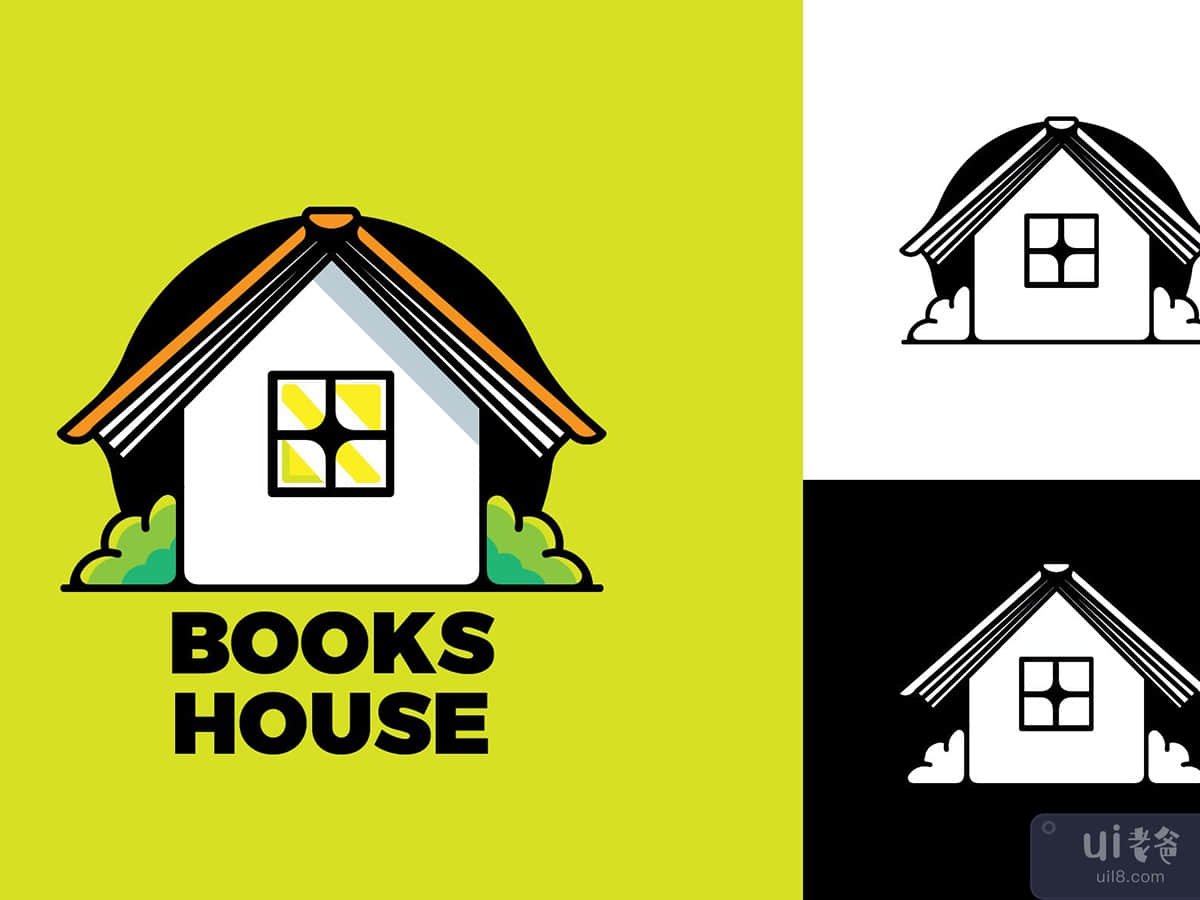 BOOKS HOUSE - Mascot & Esport Logo