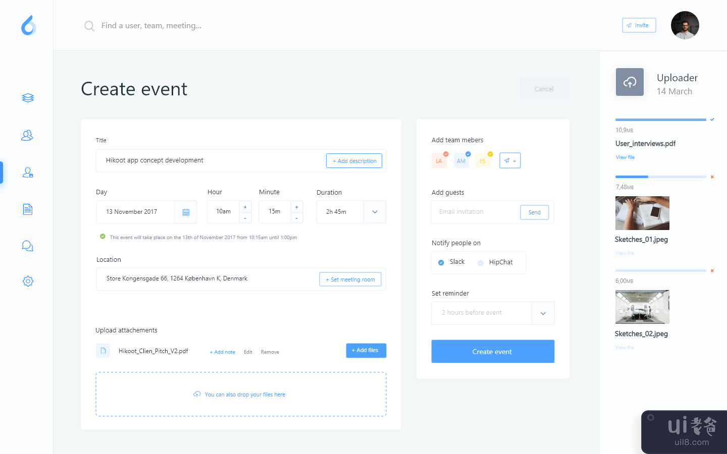 仪表板 UI 模板(Dashboard UI Template)插图1