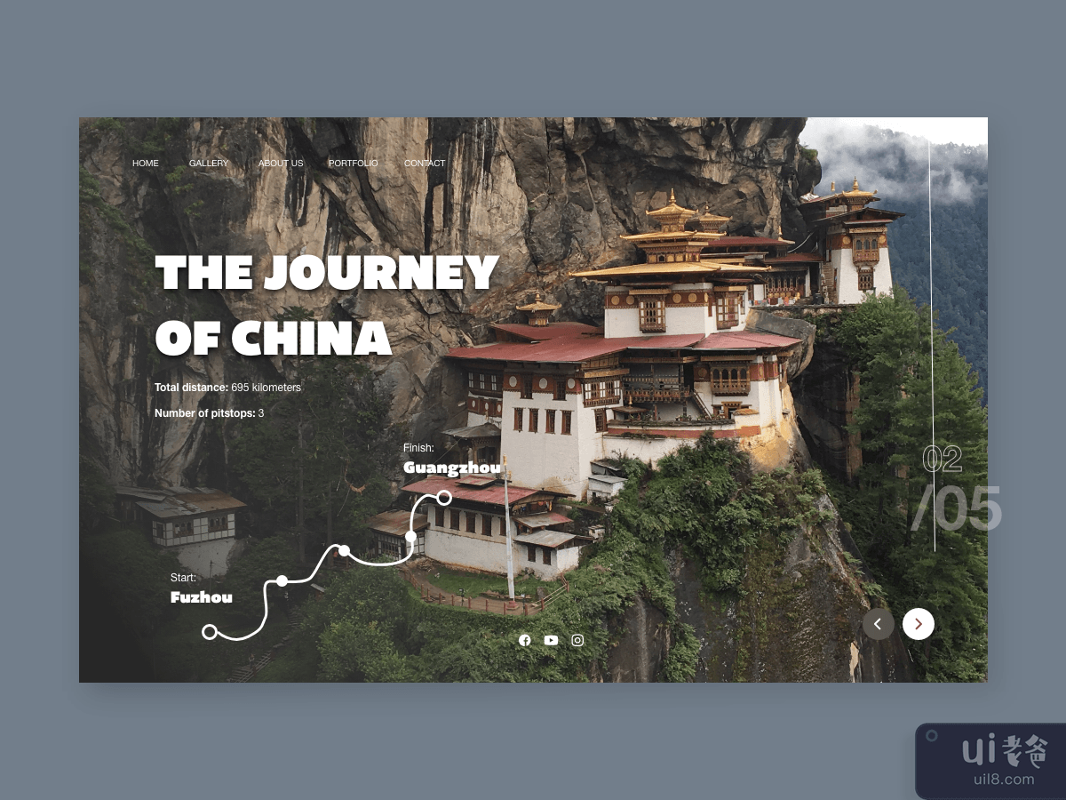 Website Header Journey of China