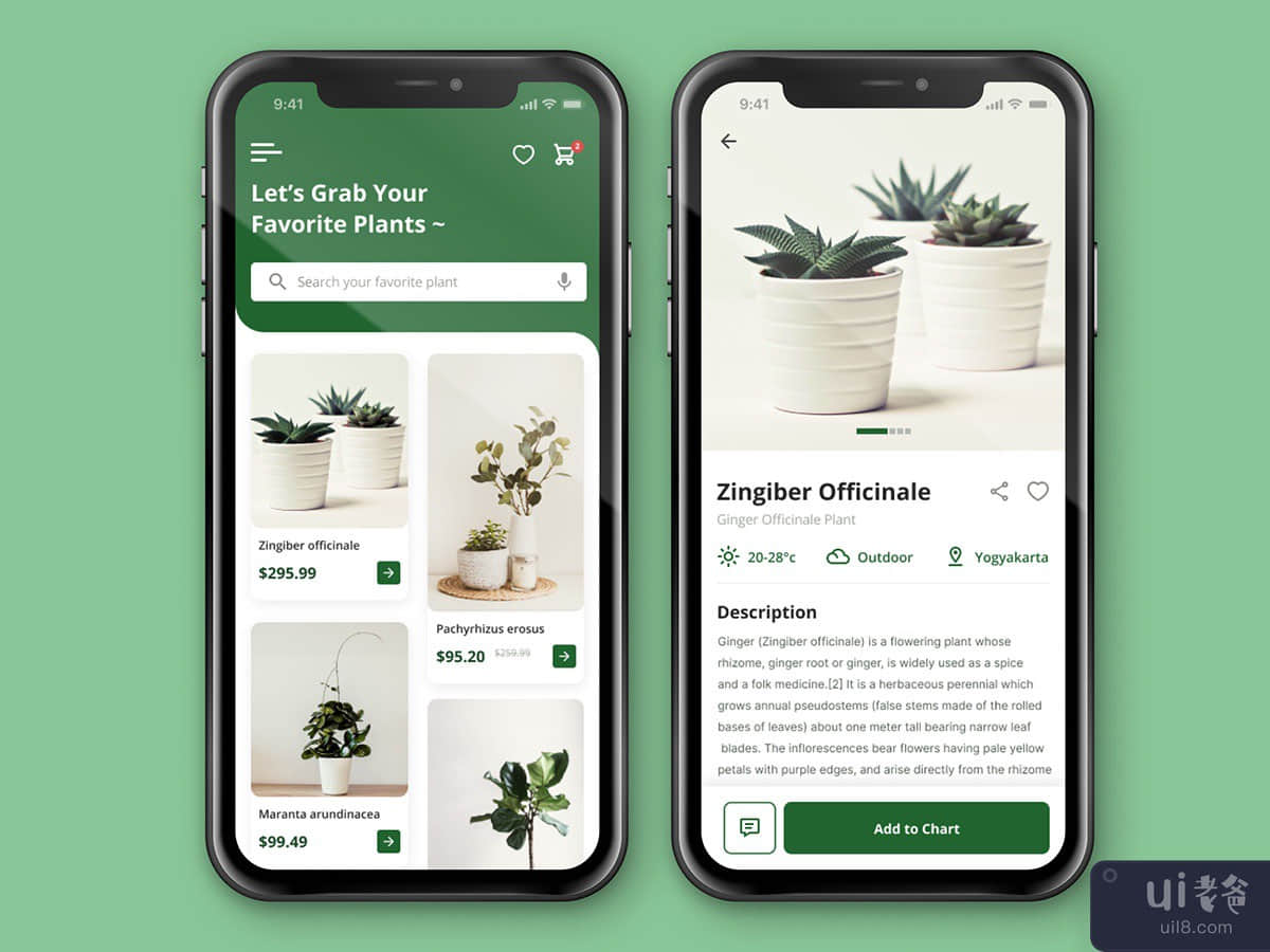 E-Commerce Product Page - Mobile App Template
