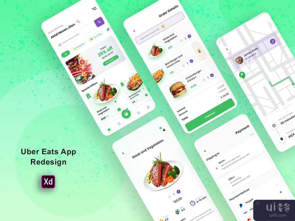 Uber Eats App Redesign