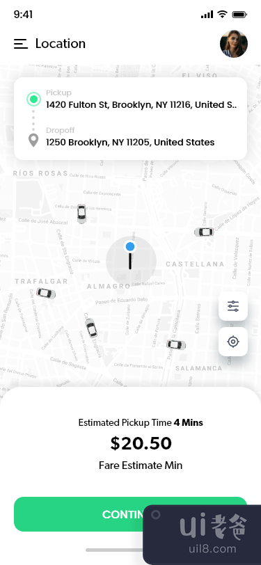 租车应用界面(Car Rental App UI)插图2