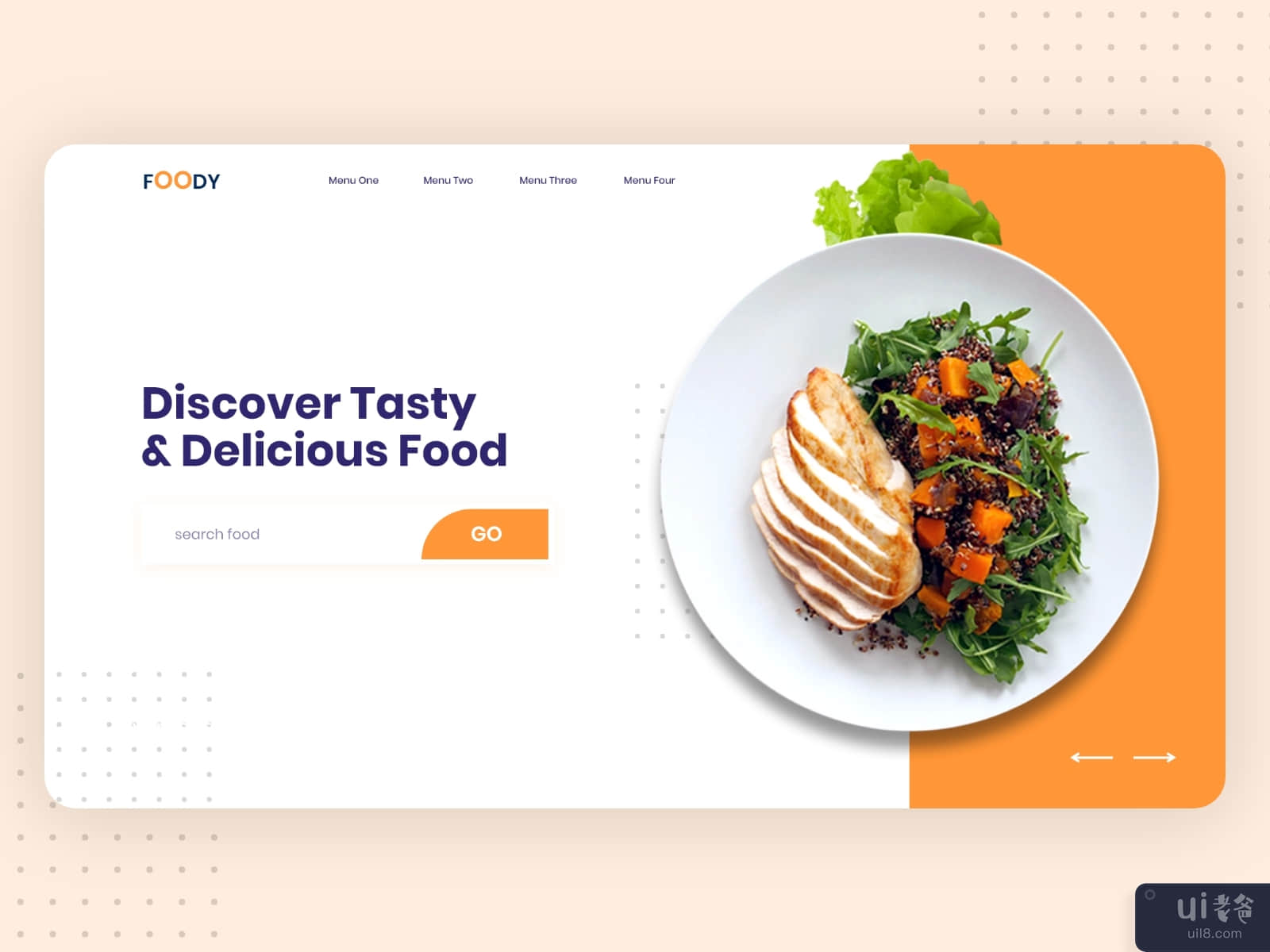 Foody Landing Page