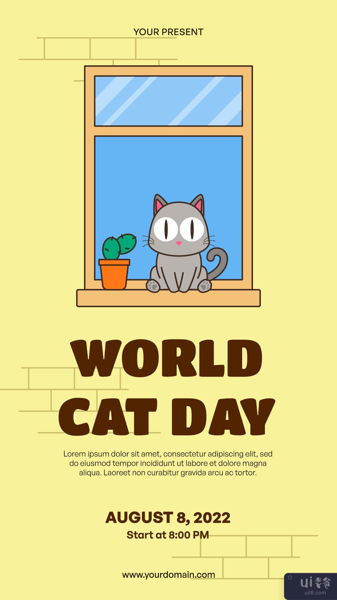 世界猫日 Instagram 故事(World Cat Day Instagram Stories)插图