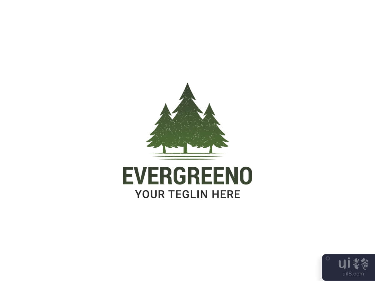 Evergreen Pine Tree Logo Design