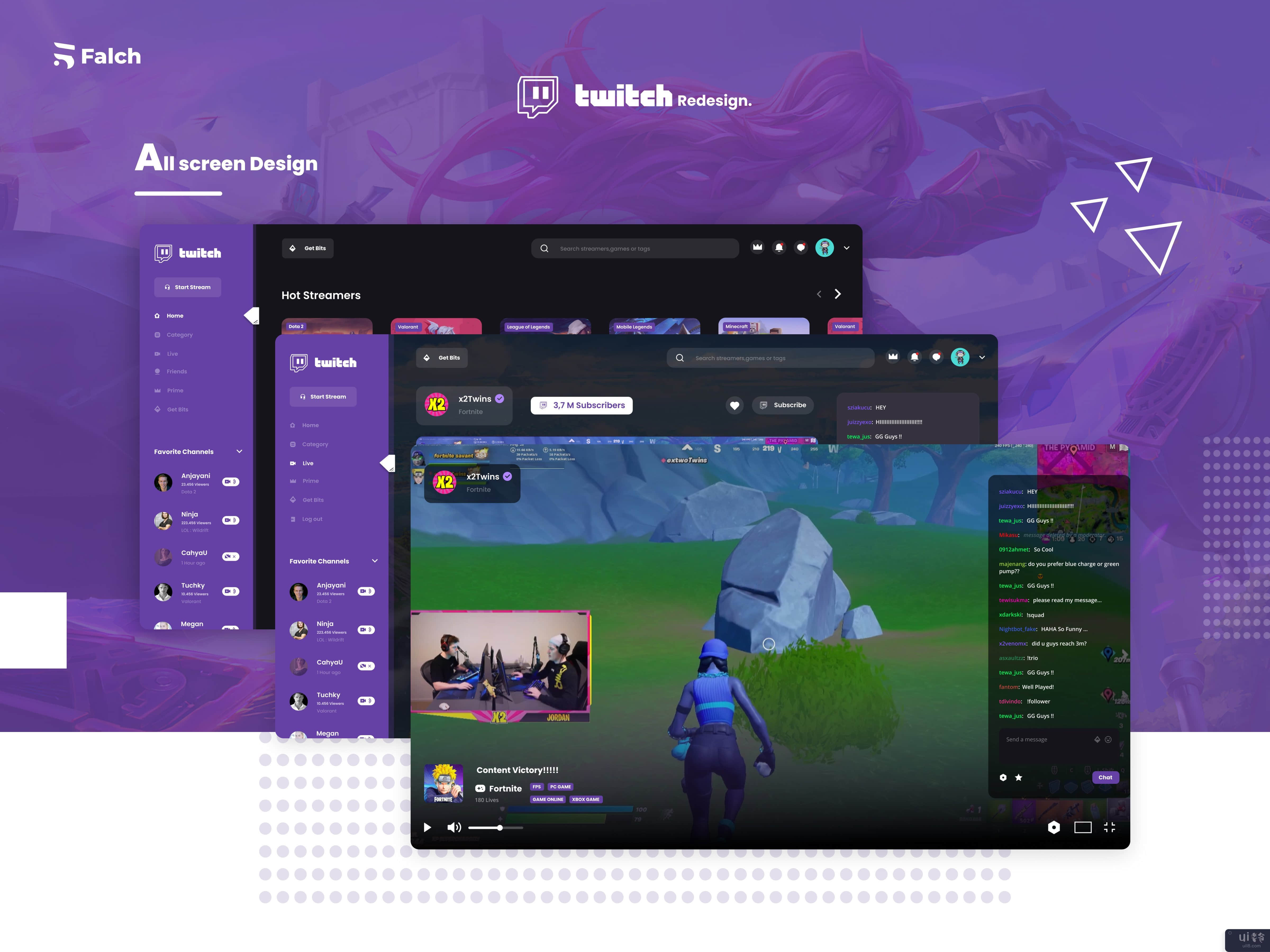 Twitch 应用重新设计挑战(Twitch App Redesign Challenge)插图