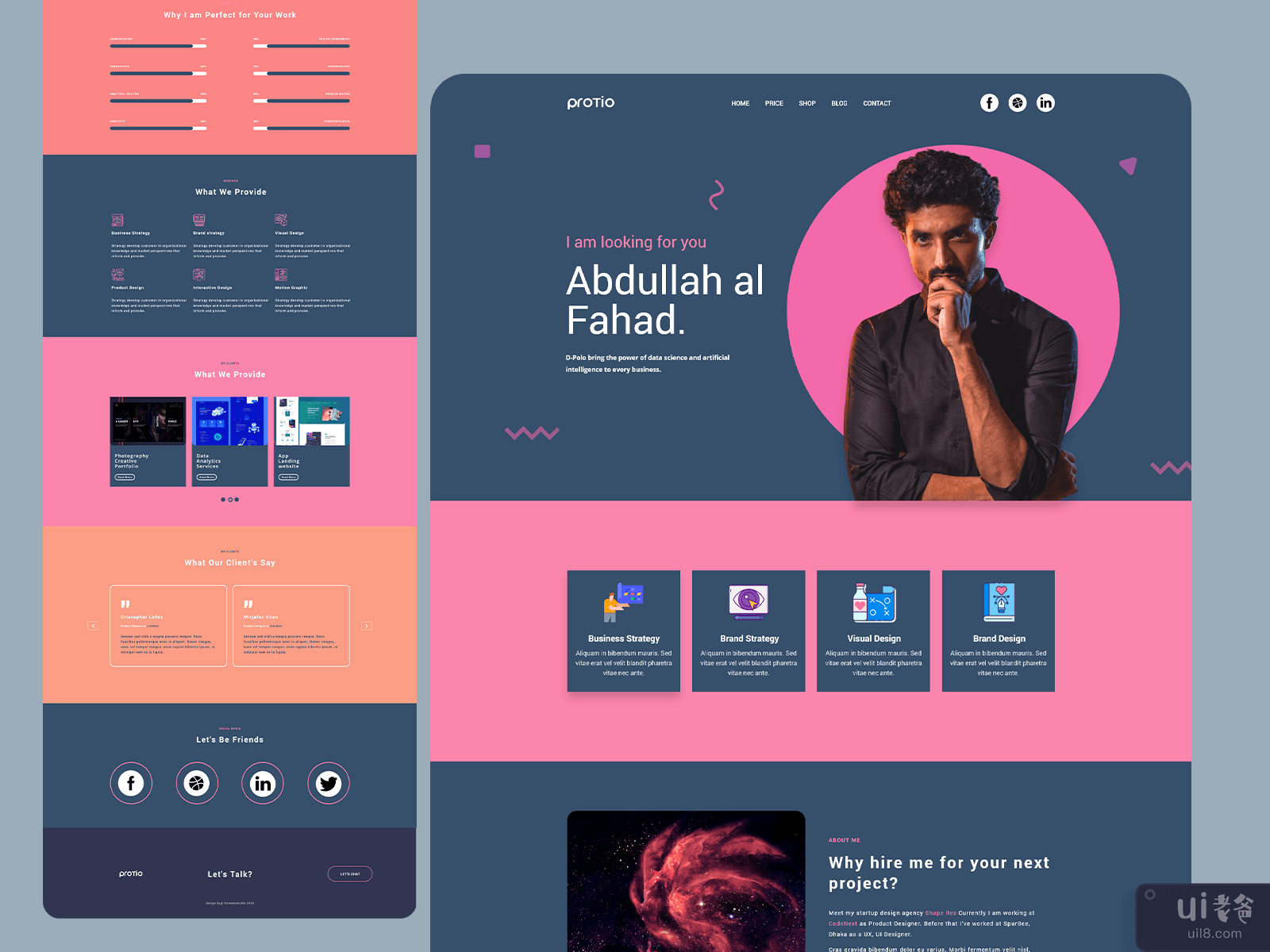 Portfolio Web Landing Page