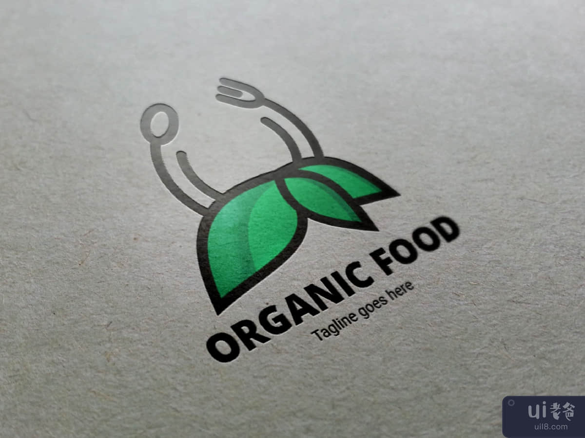 Organic Food Logo Template