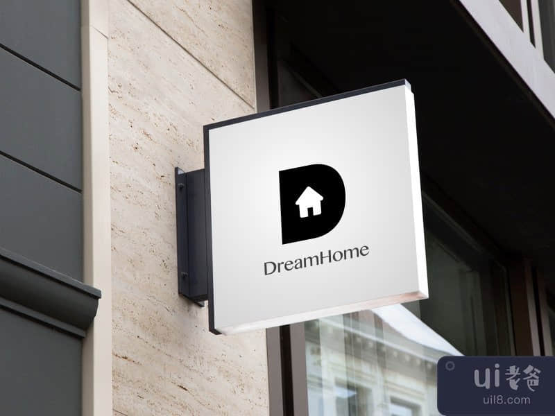 DreamHome标志房地产公司(DreamHome Logo Real Estate Company)插图