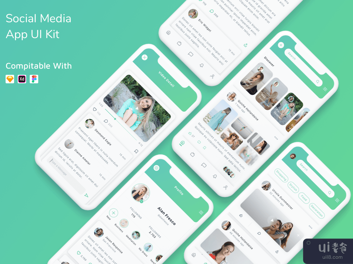 Social Media App UI Kit