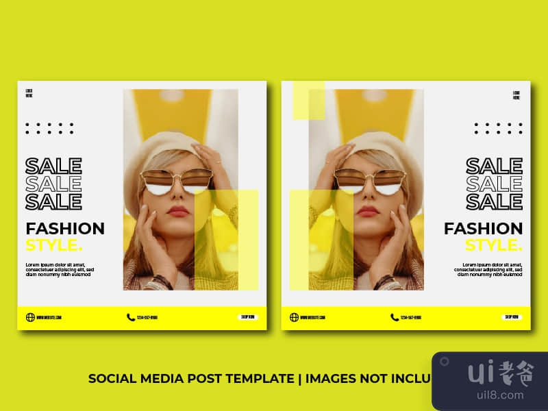 Fashion Social Media Promotion Banner Template