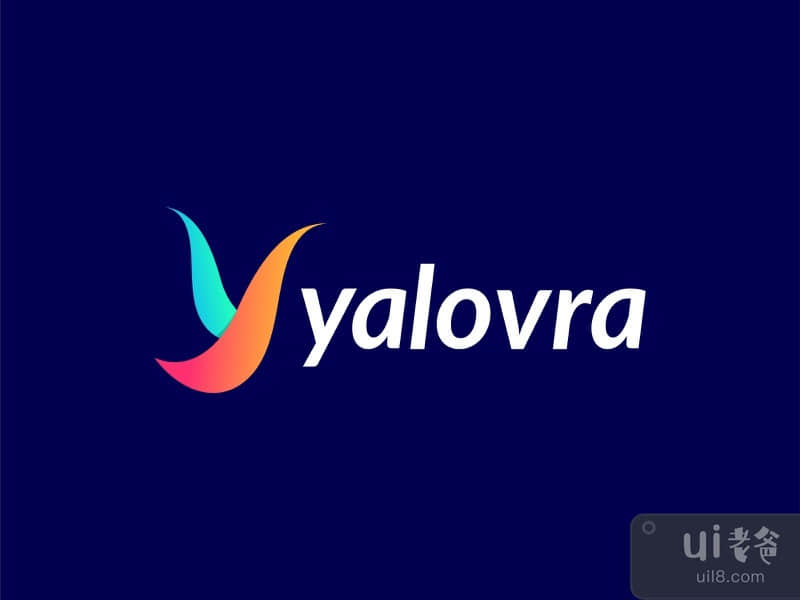 Modern Logo Design - Yalovra Natural Logo ( Y + Aloe Vera)