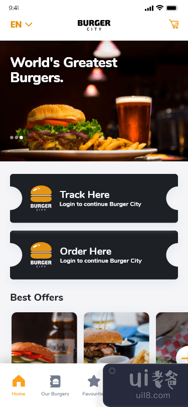 汉堡城用户界面(Burger City UI)插图12