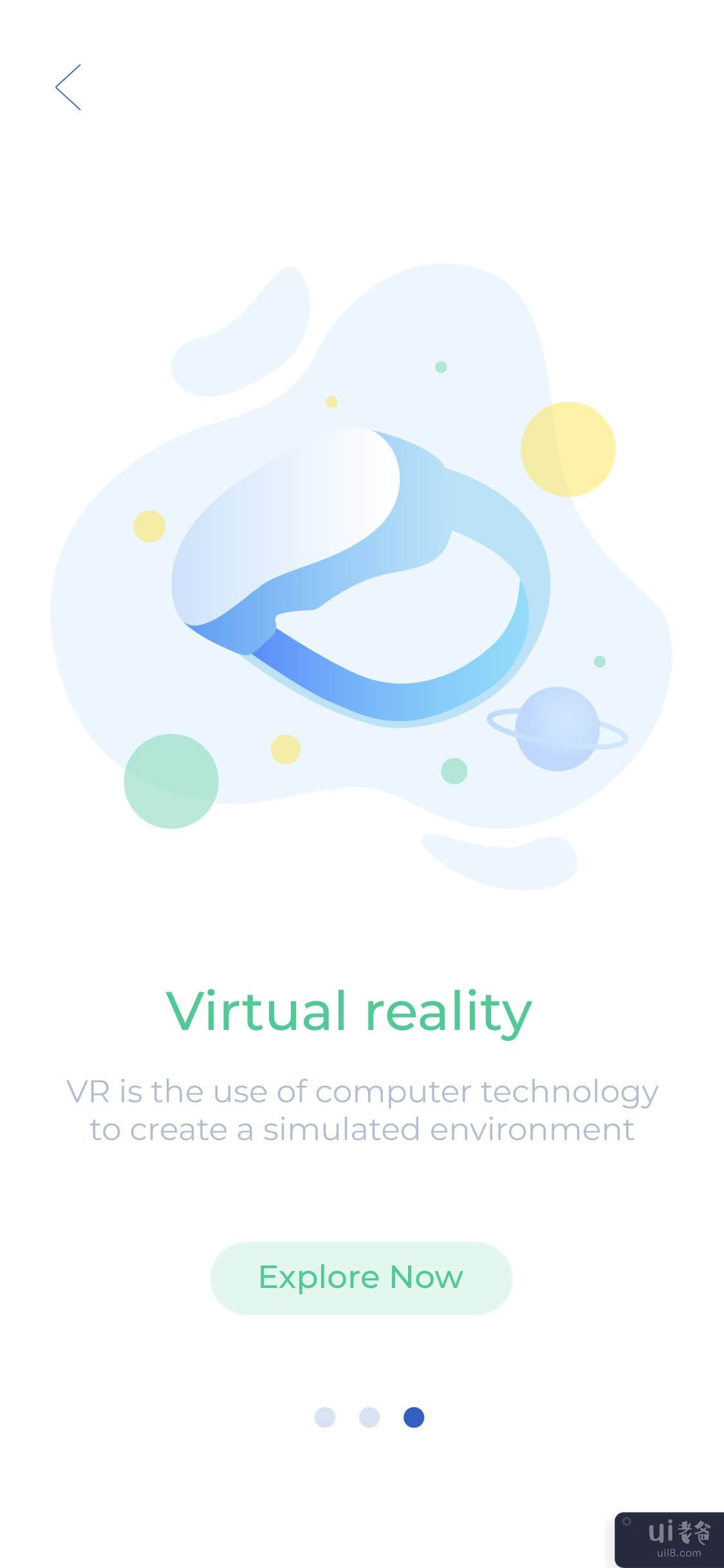 虚拟现实的应用概念(App Concept For Virtual Reality)插图