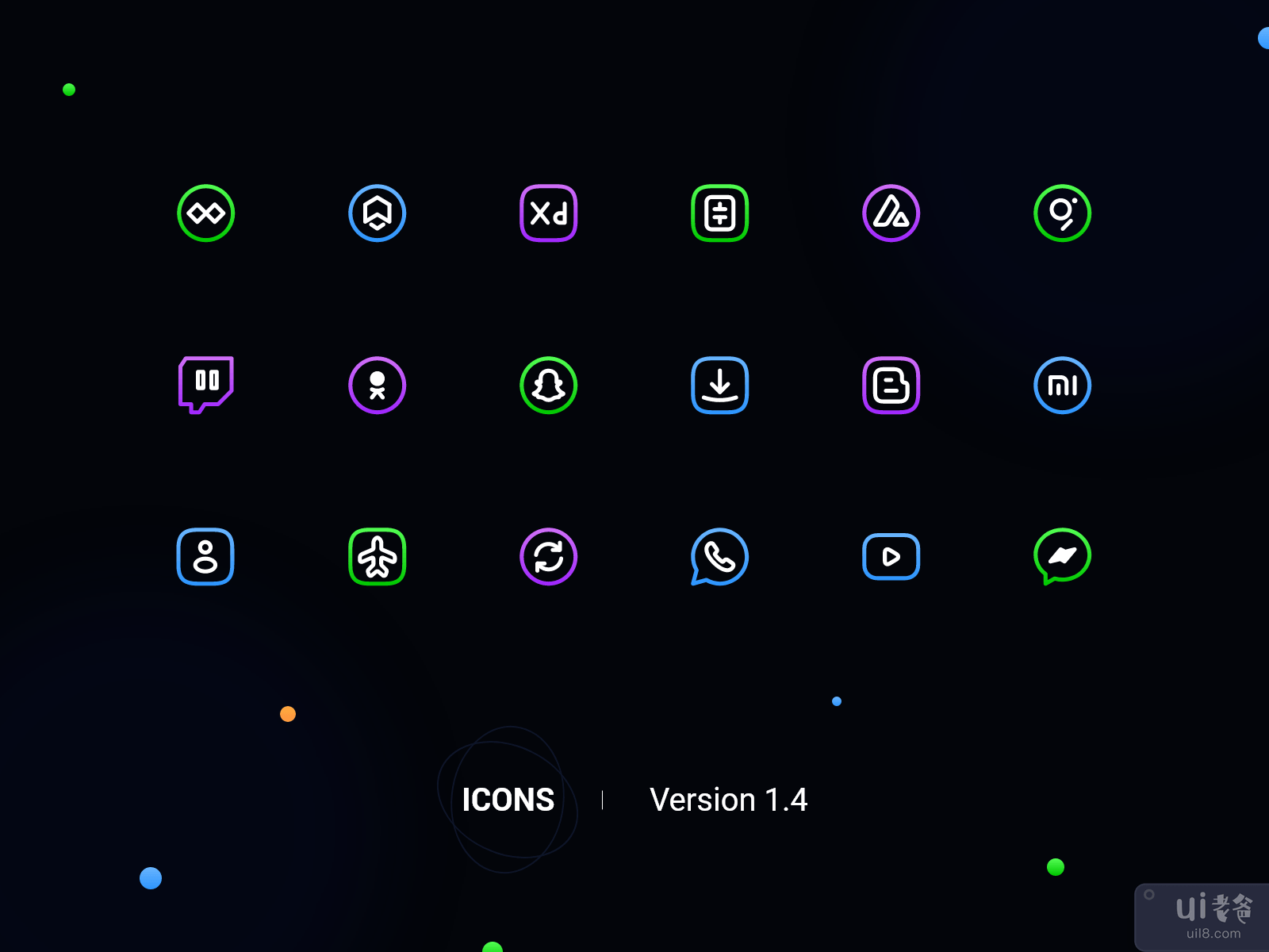 图标版本 1.4(Icons Version 1.4)插图