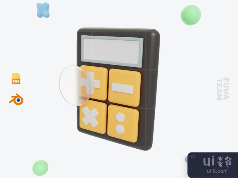 Calculator - 3D Business and Finance icon pack