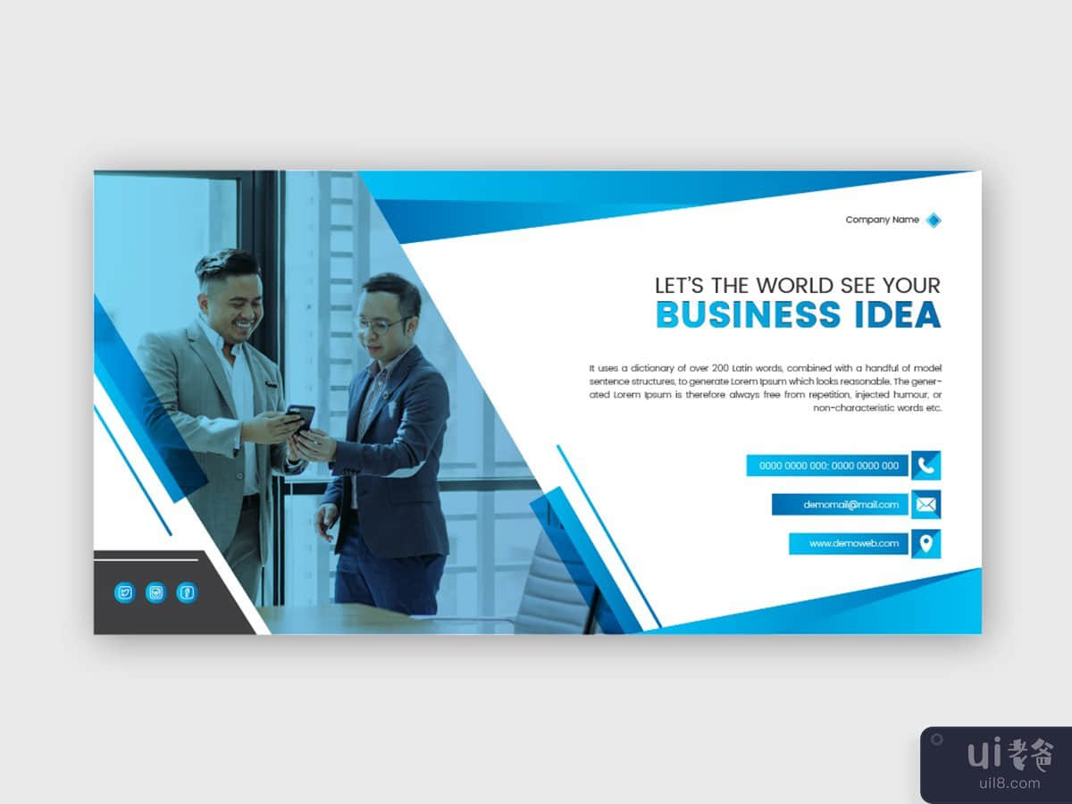 企业社交媒体横幅(Corporate Social Media Banner)插图1