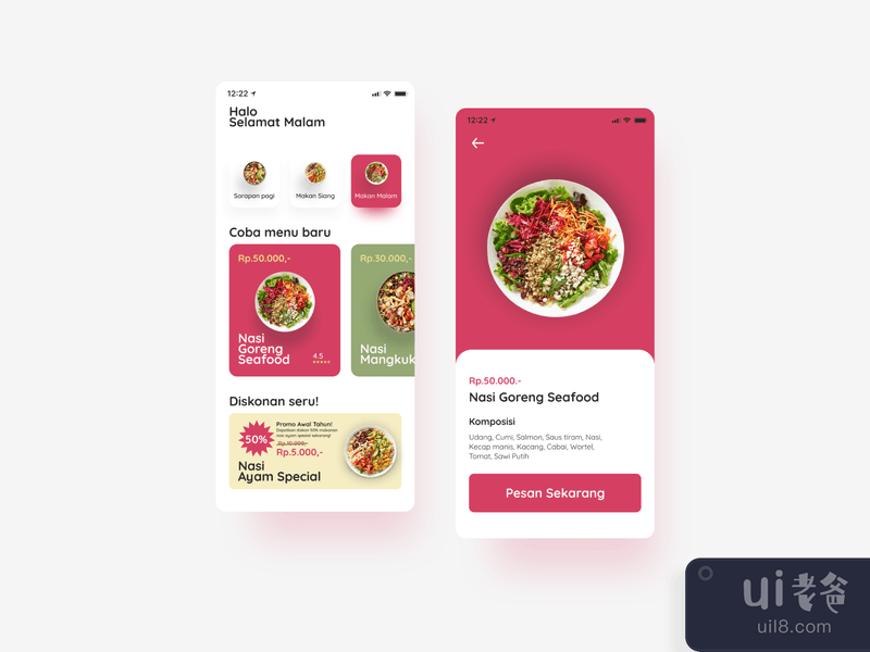 UI Mobile - Order Food App
