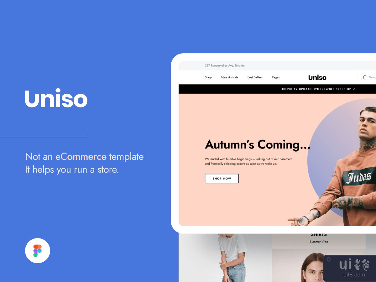 Uniso - 电子商务设计模板(Uniso - eCommerce Design Template)插图2