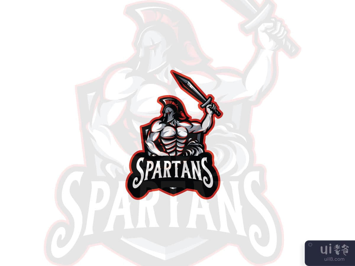 Spartans logo design