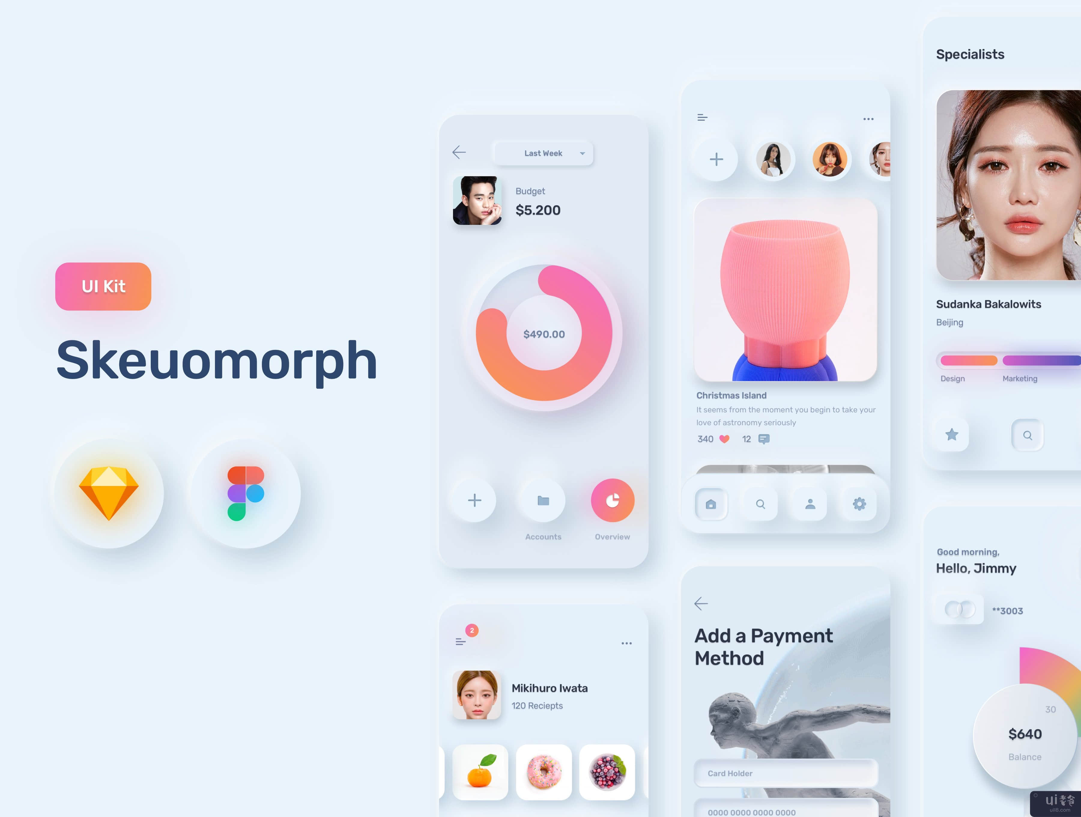 Neumorph UI 套件(Neumorph UI Kit)插图11