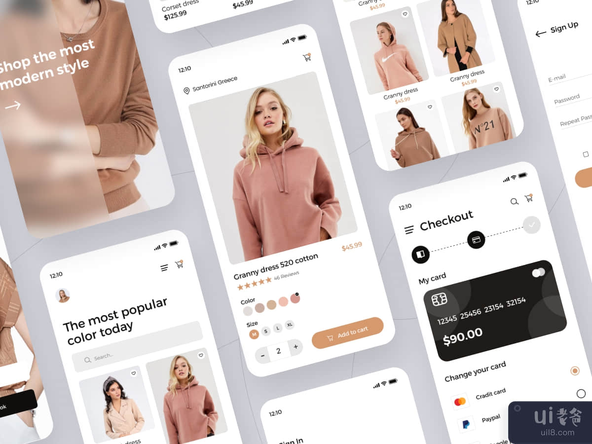 Fashion shop e-commerce - Mobile App