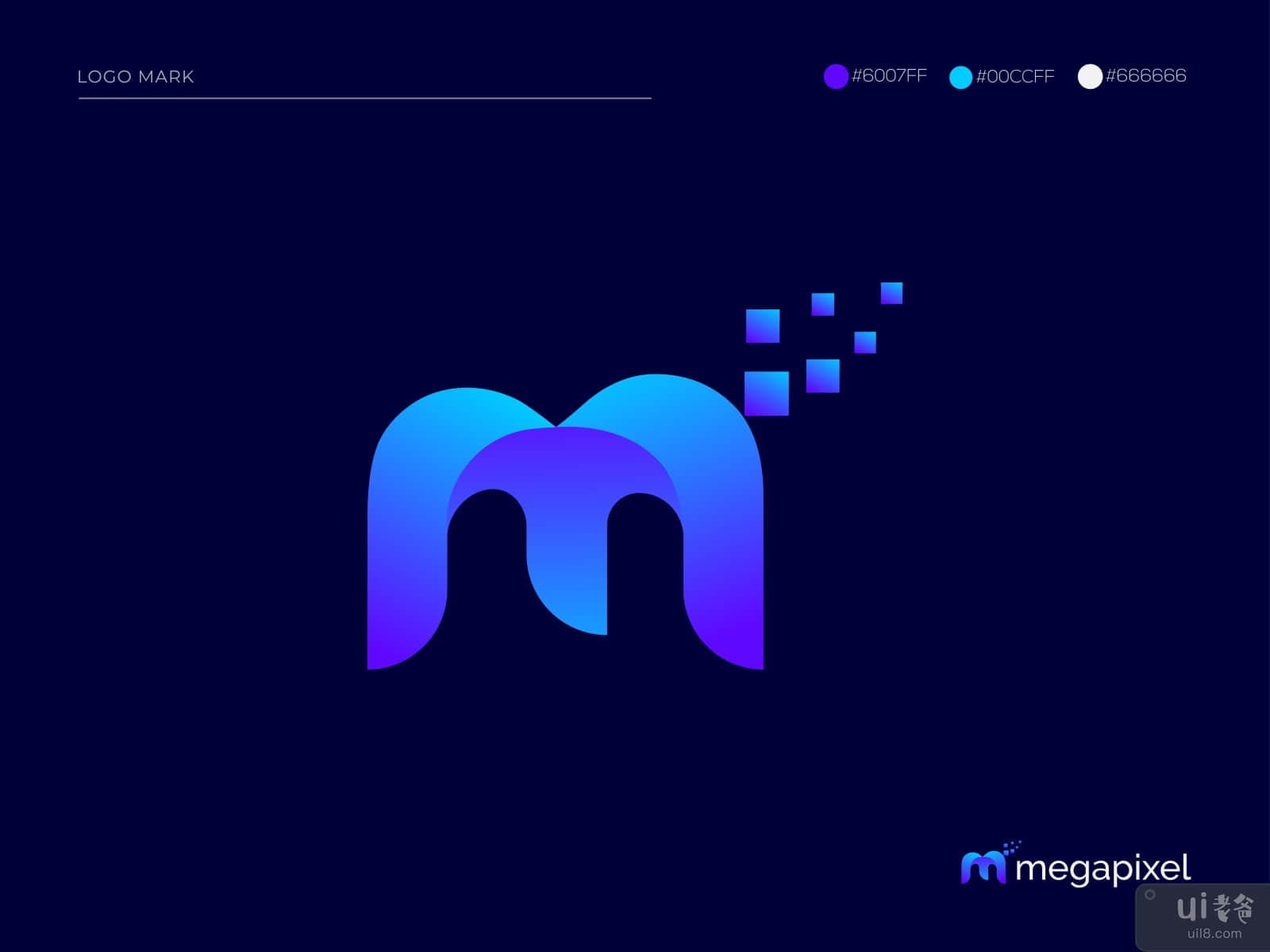 Megapixel Logo Design - M letter logo - Modern Logo