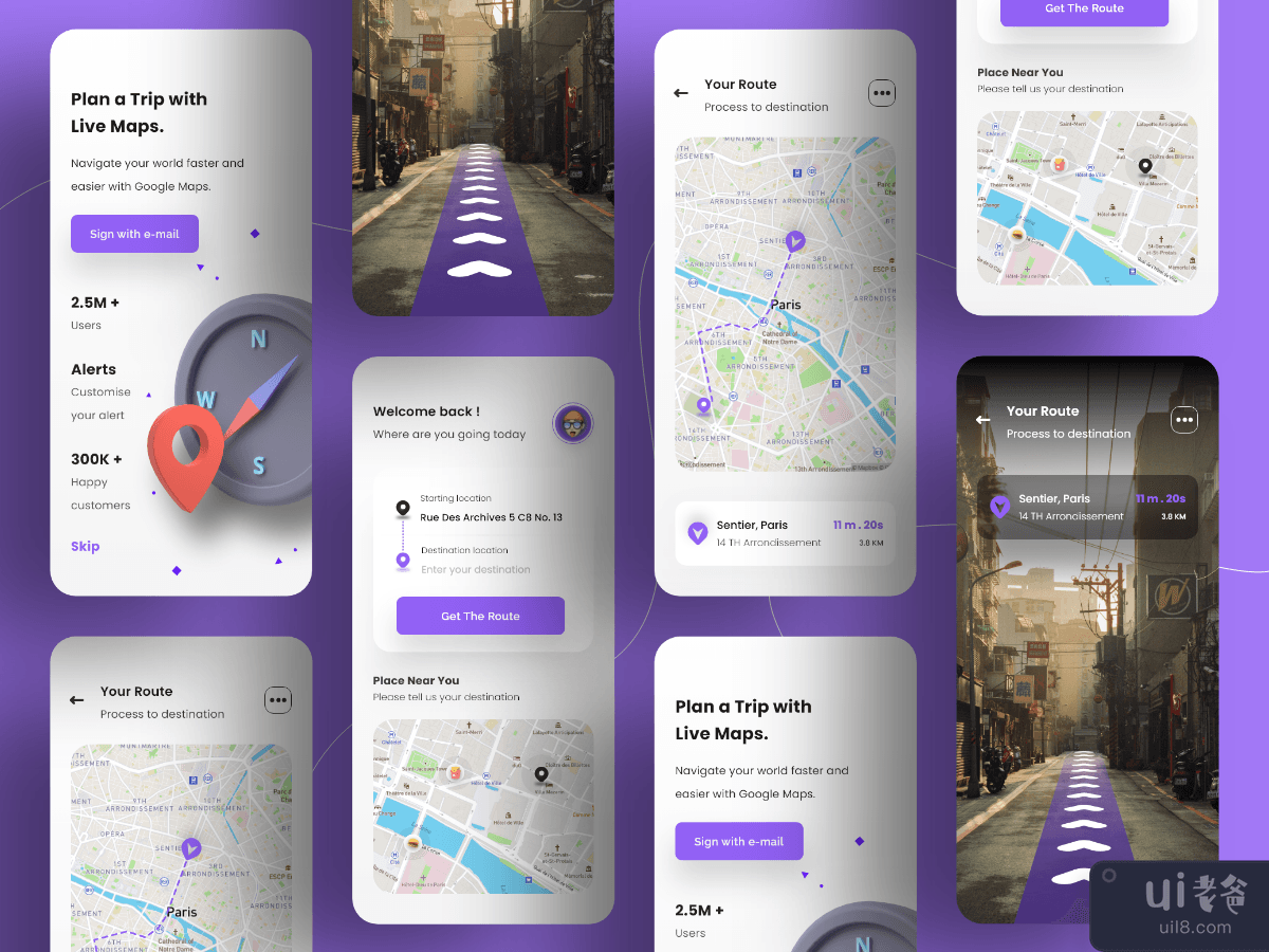 Map Navigate App 