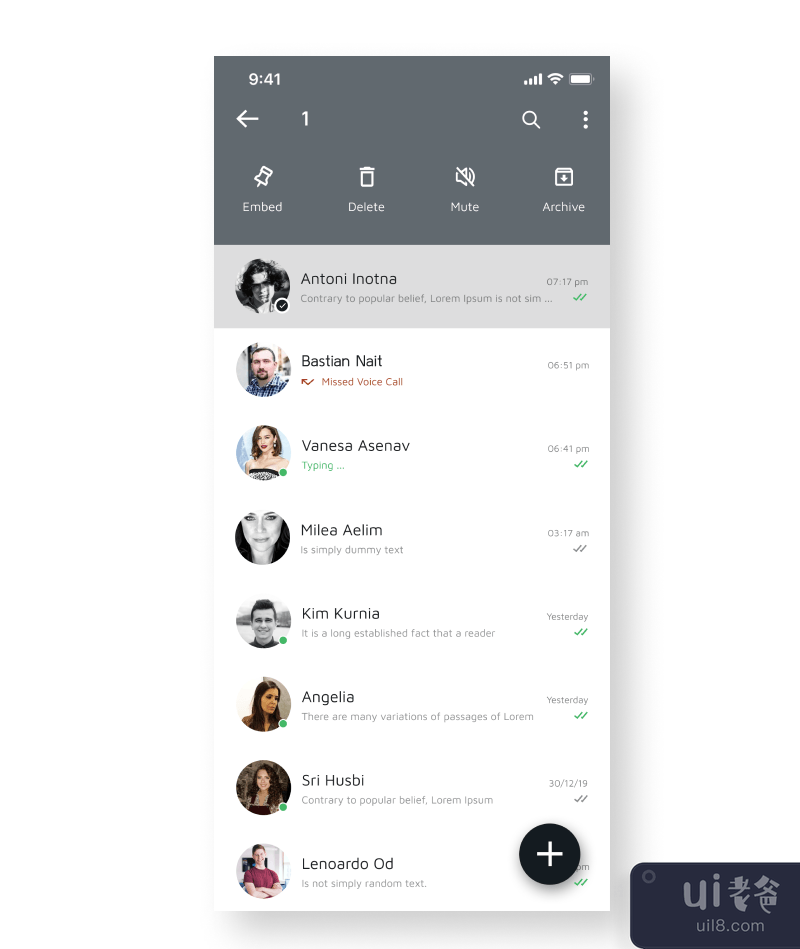 聊天应用程序 WhatsApp 重新设计概念(Chat App WhatsApp Redesign Concept)插图1