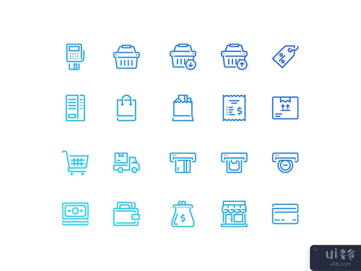 20 Retail icons