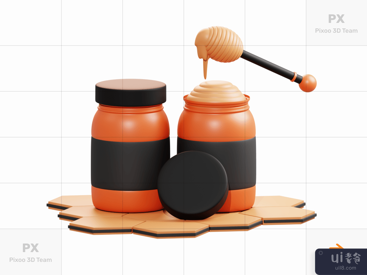 Tanduran - 3D Agriculture Illustration Pack _ Honey Jar