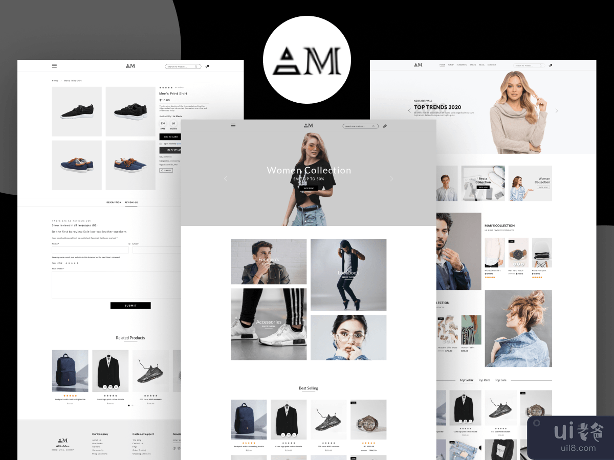 Ecommerce Shopping UI Design Template